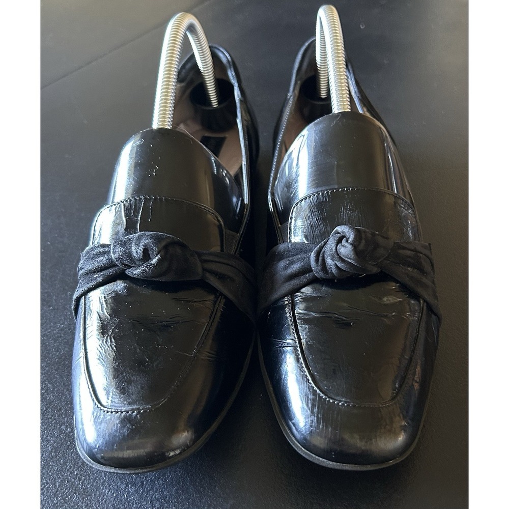 Beautifeel Women's Black Loafers W/knot Detail Size 10 Comfort